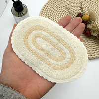 Tapis miniature pour maison de poupée à l'échelle 1/12, tapis de sol rond ovale à surface en peluche pour la décoration de scènes en diorama