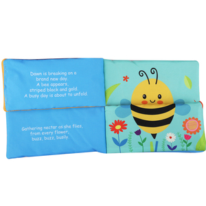 Libro de tela para bebés, para estimular el pensamiento y las habilidades prácticas de los bebés - Product Image 4