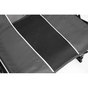 Chaise de camping robuste pour l'extérieur avec table latérale pliante, cadre en aluminium, tissu Oxford, utilisation plage et jardin - Product Image 3