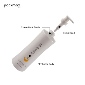 1000ml White PET <b>Shampoo</b> Bottle Pump Sprayer-Large Capacity Conditioner Container for Salon-Silk Screen Printing Factory Custom - Product Image 2