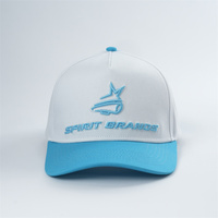 Op maat gemaakte logo baseballcap, modieus design, groothandel borduurwerk, 5-delige tweekleurige design katoenen baseballcap, pet voor heren