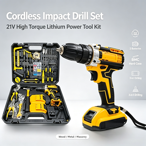 Rechargeable drill lithium drill hand drill multifunctional lithium drill screwdriver electric <b>tool</b> suit - Product Image 5