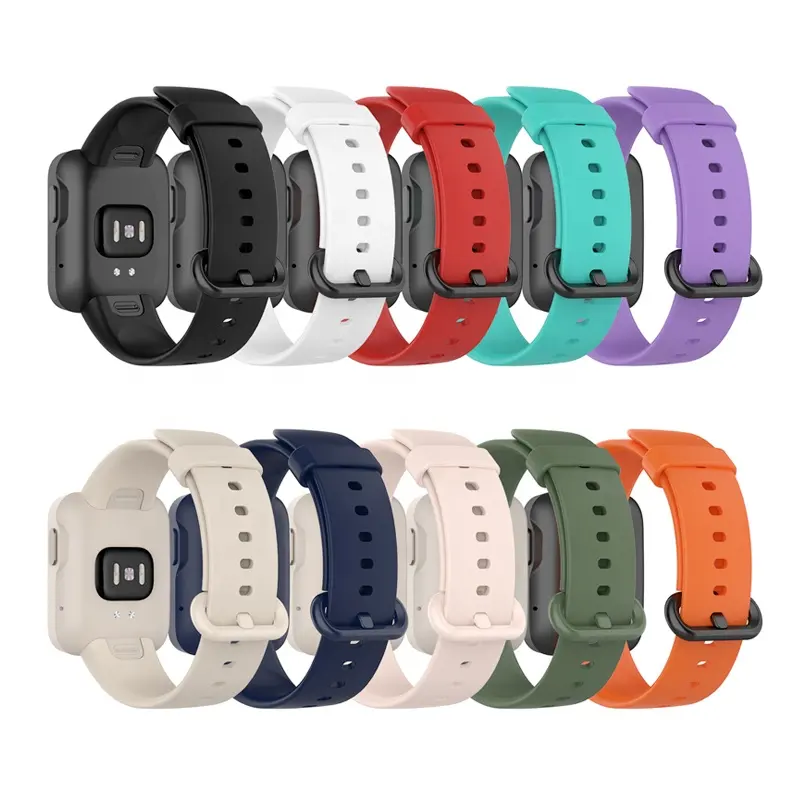 Mi Watch Lite Wrist Straps for Xiaomi Smartwatch Redmi Watch Wristband Silicone Sport Wrist Bands