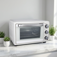 Four à convection 25L en acier inoxydable avec commande mécanique, fonctions de cuisson, de maintien au chaud et de minuterie, classe d'efficacité énergétique électrique