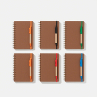 Carnets de notes scolaires Kawaii en gros, carnets personnalisés en kraft avec stylo
