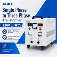 Convertisseur monophasé vers triphasé, transformateur 220V vers 380V, onduleur à onde sinusoïdale pure 10KVA, transformateur de phase à enroulement en cuivre
