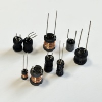 Inducteur de ferrite à courant élevé Bobine d'arrêt personnalisée Type radial Composant magnétique de puissance à trois broches