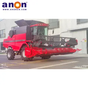 ANON wheat cutter mini harvester machine 4LZ-13 Large-capacity granary with 8 cubic meters mini wheat combine harvester