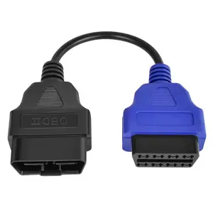Replacement For MultiECUScan Fiat Cable Coloured J1962 OBD2 Diagnostic ECU Scan Adapter Cable For Car Diagnostics
