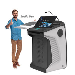 Meilleur prix d'usine - <span class=keywords><strong>Console</strong></span> d'enseignement multimédia tout-en-un avec écran tactile, micro sans fil, système de contrôle intégré, pupitre intelligent - Product Image 3