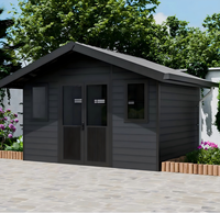 Abri de jardin en bois préfabriqué série E, moderne, pour extérieur, villa, appartement, salle de sport, chambre, entrepôt, abri à outils, atelier, école, parc