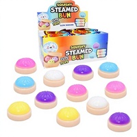 Jouet anti-stress sensoriel mignon en TPR personnalisé, en forme de boulette, à remontée lente, pour adolescents, idéal comme cadeau de remise de diplôme