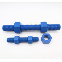 Fabricants de vente chaude directement entièrement filetés boulons en PTFE téflonés goujons écrous Double face M10 M8 M12 boulons de bielle