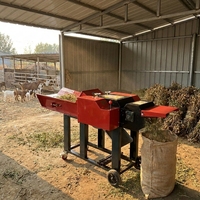 Nouvelle Hacheuse à Fourrage Industrielle à Double Sortie, Haute Capacité 4 Tonnes/h, avec Convoyeur Automatique pour Ferme Laitière