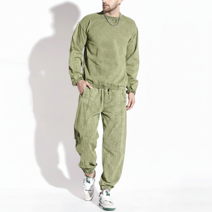 Vente en ligne de sweats à capuche personnalisés de haute qualité ensemble de pantalons de survêtement unisexe hommes femmes jogging logo personnalisé imprimé survêtement respirant - Product Image 1