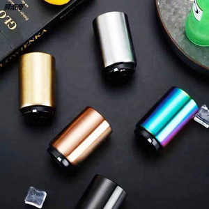 Ouvre-bouteille automatique en acier inoxydable avec récupérateur de capsules magnétique à pousser vers le bas - Product Image 6