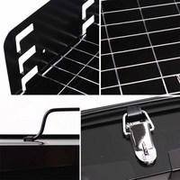 Vente directe d'usine, barbecue portable pliable de type boîte, barbecue au charbon de bois pour l'extérieur