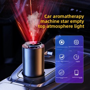 Máquina de coche de aromaterapia eléctrica de lujo moderna, luz de noche estrellada en aerosol inteligente, fragancia ambiental de <span class=keywords><strong>tres</strong></span> colores, Metal - Product Image 2