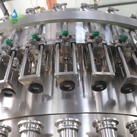 Machine de remplissage à contre-pression industrielle 4000-10000 BPH à 40 têtes pour bouteilles en verre/plastique, boissons et eau automatiques