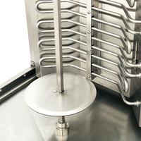 Stainless Steel Gas-Fired Doner Kebab Machine Vertical Rotisserie Oven