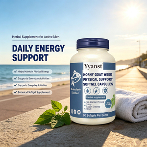 Cápsulas de Gel Suave con Extracto de Hierba de Cabra en Celo 800mg 90 Unidades Suplemento Herbal Ayuda a Mantener la Energía Física y Apoyar la Actividad Diaria OEM - Product Image 3