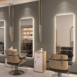 Hot Selling <b>Salon</b> <b>Furniture</b> Barbershop Special Mirror With Led Lights Hairdressing Mirror - Product Image 5