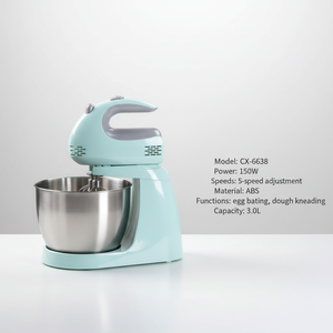 <span class=keywords><strong>Robot</strong></span> pâtissier multifonctionnel Canxin Bowl Mixer Cx 6638, machine à mélanger les aliments et les gâteaux, batteur sur socle Scarlett - Product Image 6