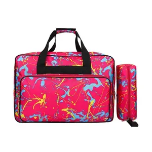 Échantillon gratuit : Sac de transport portable pour machine à coudre avec roulettes amovibles et rembourrage inférieur, fabriqué en Chine - Product Image 1