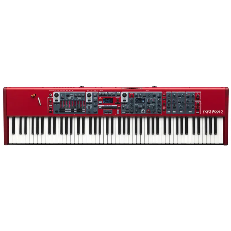 NORD sahne 3 88 tuşları tam ağırlık dijital analog synthesizer elektrikli piyano