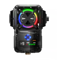 Refroidisseur de téléphone semi-conducteur DL23 en ABS, refroidissement par air, 2000 mAh, contrôle de la température, affichage numérique, double streaming en direct, jeu