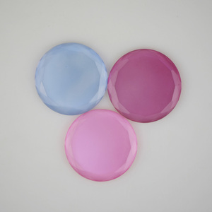 12-Well Pink Crystal Glass Eyelash Glue Holder Salon-Grade Lash Glue Drops Pallet Suministros de belleza para extensiones de pestañas - Product Image 1