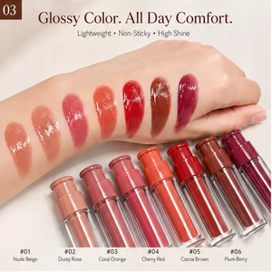 Natural <b>Lip</b> Plumping 5ml Red Hanging Ring Cap Cute Moisturizing <b>Lips</b> Gloss En Gros for Natural Look with Custom Logo - Product Image 3