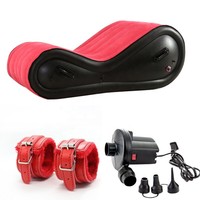Coussin Gonflable Sexuel Multifonctionnel pour Adultes : Canapé, Lit, Chaise – Idéal pour Positions BDSM et Plaisirs Amoureux – Meuble Portable et Amusant