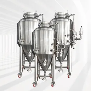 Bier fermenter tank 100L 1BBL 150L 200L Top Mannloch Mini Bier Ausrüstung Edelstahl Mikro brauerei Fermentation maschinen