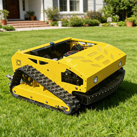 Tondeuse robot agricole tout-terrain télécommandée, tondeuse à chenilles télécommandée, tondeuse de qualité industrielle