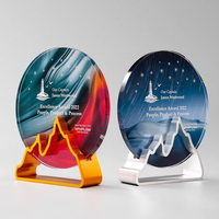 Trophée en verre personnalisé créatif et sur mesure, idéal comme plaque de compétition et récompense – Meilleures ventes