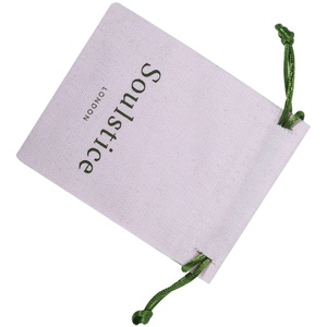 Sacs de rangement en coton et lin, sacs à cordon, petites bourses à monnaie, sacs de voyage pour femmes, pochettes en toile de coton, marque OEM Guangdong - Product Image 1