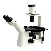 Trinocular Inverted Biological Fluorescence Microscope 40-1000x Medical Lab Imaging Instrument