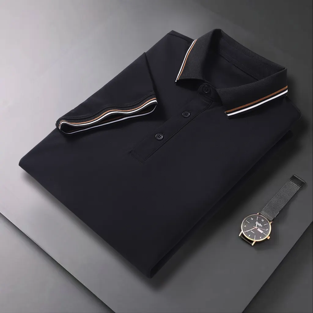 Sport Clothing Custom Design Plain White Black Cotton Blank Men Womens Sport Polo T Shirts