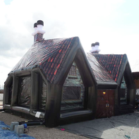 Tente de réception gonflable en PVC pour événements, avec garantie d'un an, bars mobiles pour événements en plein air