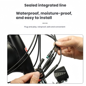 Vélo électrique puissant 350W 36V 8Ah avec cadre en alliage d'aluminium, pneus larges de 26 pouces, frein à disque, <span class=keywords><strong>VTT</strong></span> tout-terrain pour adultes avec écran LCD - Product Image 4