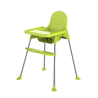 Chaise haute portable pour bébé, idéale pour l'alimentation des enfants, réglable, en plastique, pour repas des nourrissons