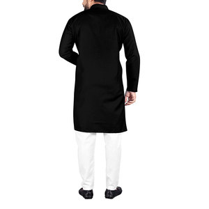 Shalwar Kameez de Algodón de Diseño de Alta Calidad para Hombre, Transpirable y Personalizable, Venta al por Mayor OEM para Adultos - Product Image 3