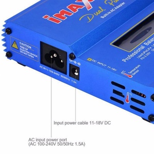 เครื่องชาร์จแบตเตอรี่แบบสมดุลพลังงานคู่ IMAX B6AC 80W 12W PD ระดับมืออาชีพ สำหรับแบตเตอรี่ Lipo/Nimh/Nicd ของเล่นบังคับวิทยุ - Product Image 4
