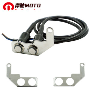 Interruptor de soporte tipo F para motocicleta Motorola, cable de 60cm, botón de 3,5cm, acero inoxidable para faro, luz de giro - Product Image 4
