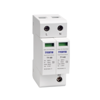 TYCOTIU TY-60 385 1+1 Parafoudre AC pour équipements électroniques, parafoudre industriel, dispositif de protection contre les surtensions 60kA Type 2 T2