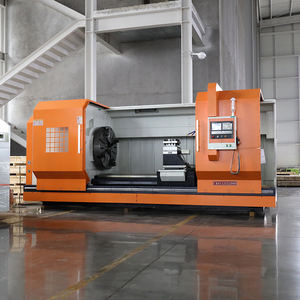 Tour à fileter automatique pour tuyaux, couple élevé, système horizontal 2 axes, moteur haute puissance 7,5 KW pour un travail des métaux efficace. Versatil - Product Image 1