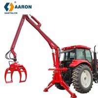 Grúa Forestal Hidráulica de Brazo Largo para Tractor de 100 CV