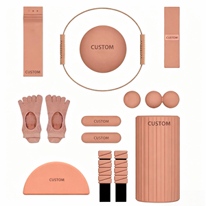 Set <span class=keywords><strong>de</strong></span> Accesorios <span class=keywords><strong>de</strong></span> Yoga y Pilates: Colchoneta, Mancuernas, Brazaletes Personalizados para Tobillos y Muñecas, Barra <span class=keywords><strong>de</strong></span> Pesas, Anillo <span class=keywords><strong>de</strong></span> Fuerza, Kit <span class=keywords><strong>de</strong></span> Pilates <span class=keywords><strong>de</strong></span> Silicona - Product Image 3