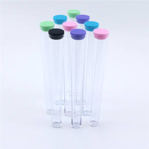 Tube de rangement en plastique transparent pour accessoires de fumage pré-roulés en stock - Product Image 5